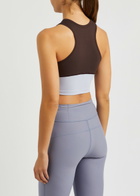 ON Movement Stretch-jersey bra top Brown