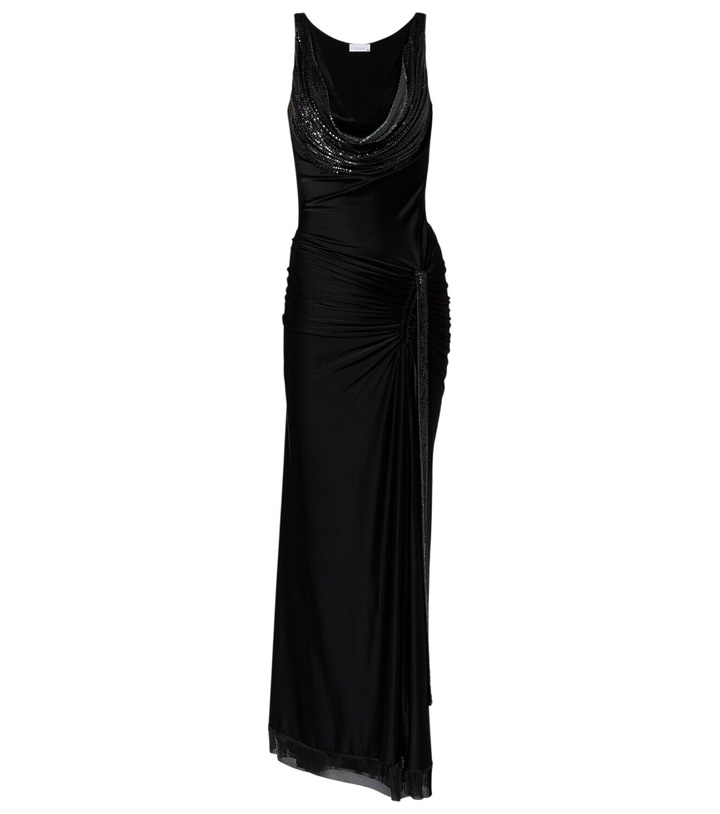 Photo: Rabanne Embellished jersey gown