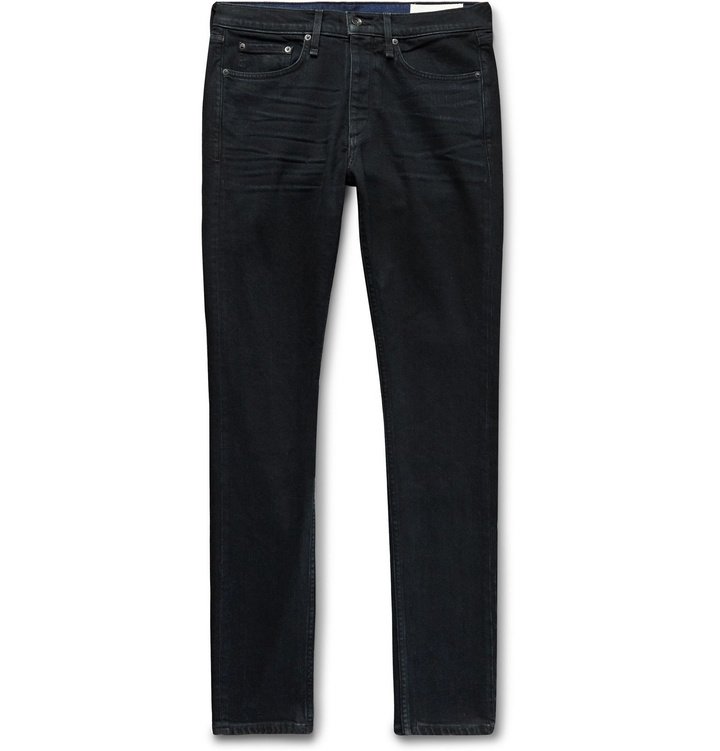 Photo: rag & bone - Fit 1 Slim-Fit Organic Stretch-Denim Jeans - Black