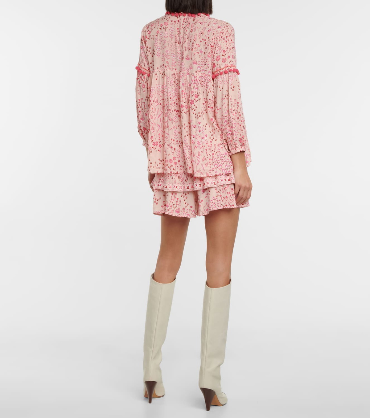 Poupette St Barth Clara floral blouse