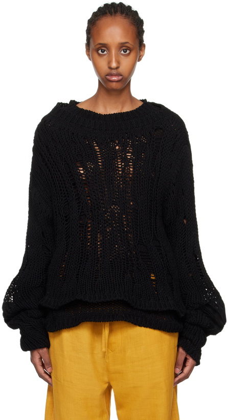 Photo: AIREI Black Layered Sweater
