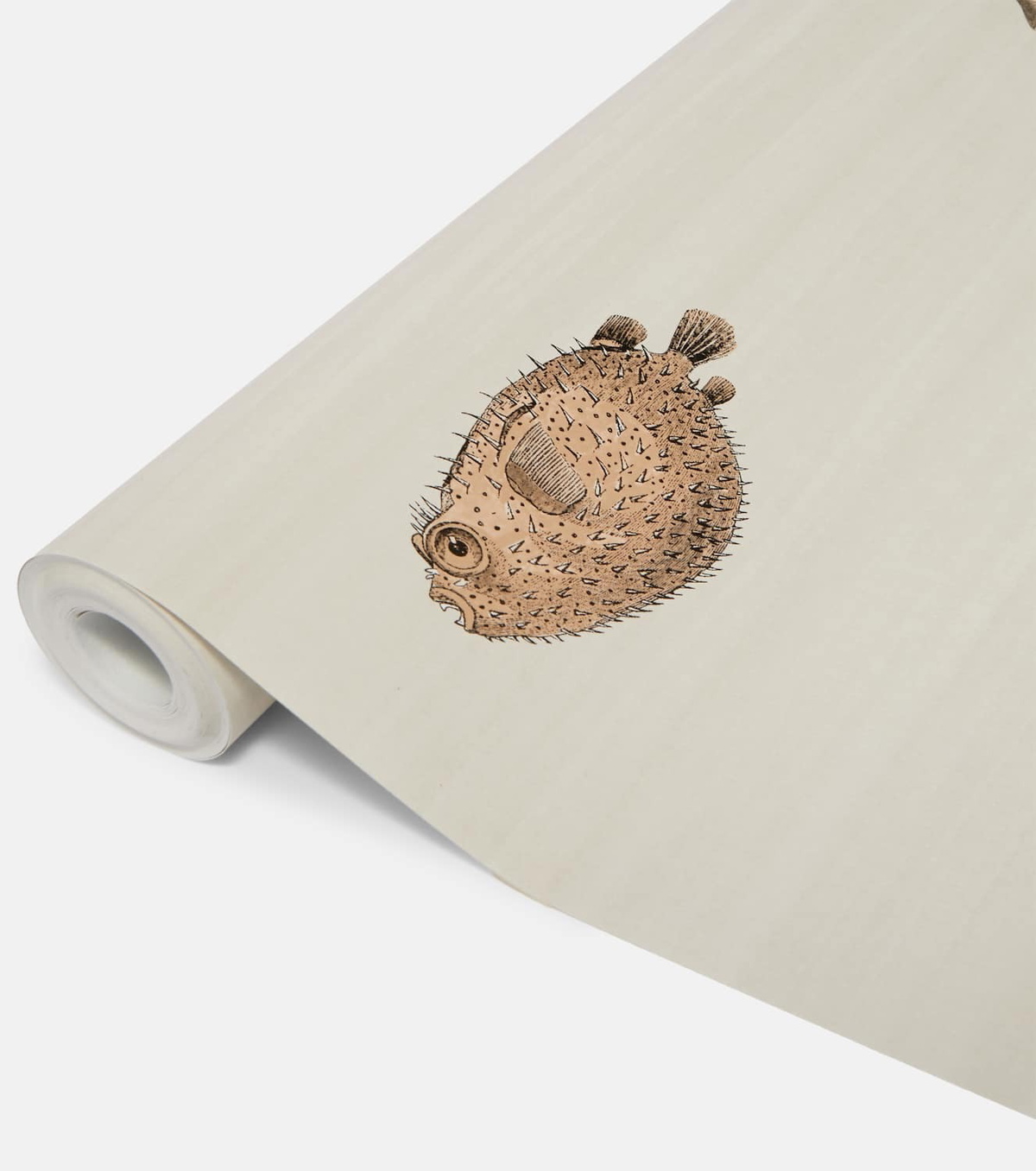 Fornasetti x Cole & Son Acquario printed wallpaper
