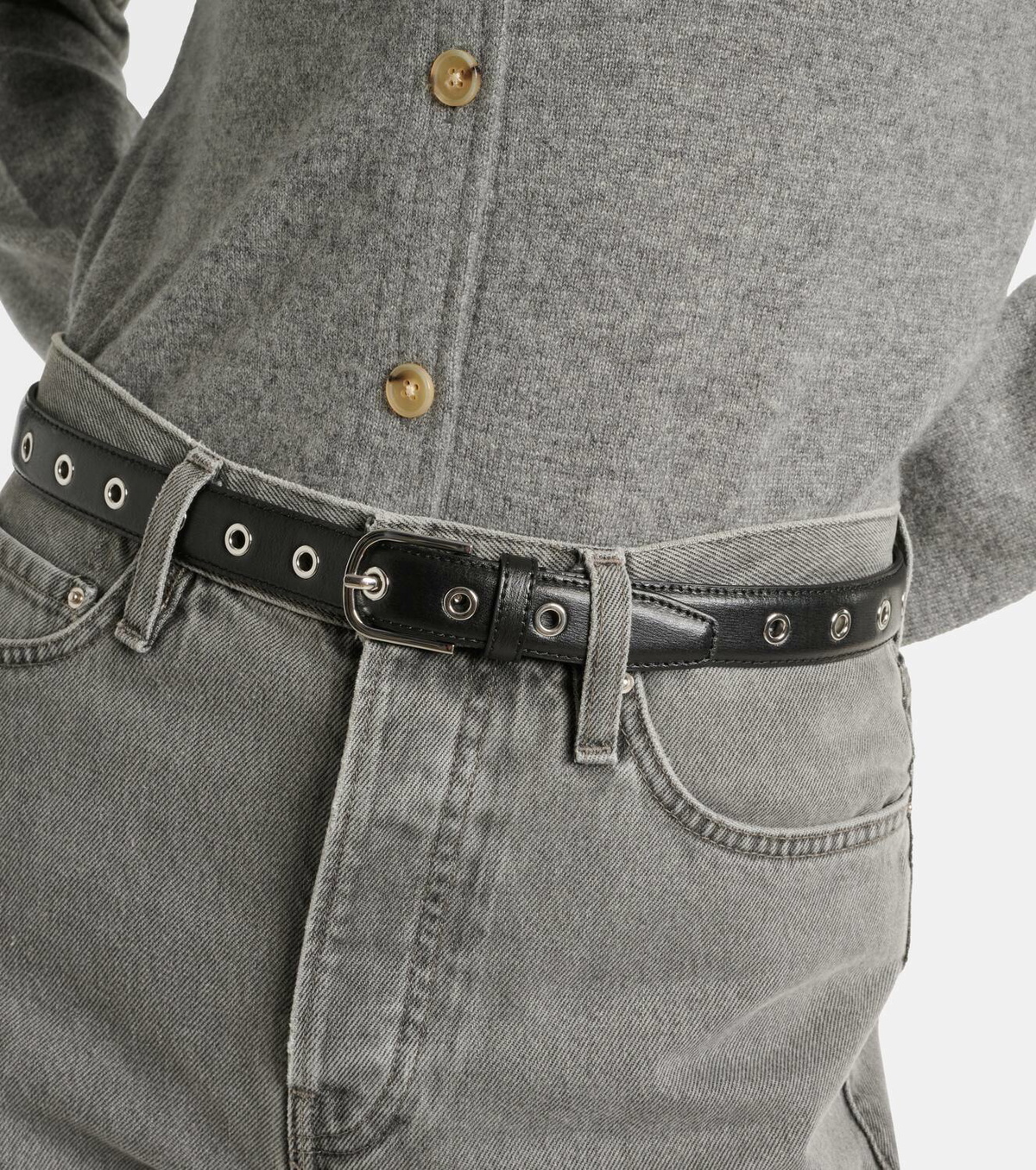 アクセサリーその他 TOTEME Leather belt Toteme Embellished leather belt Toteme
