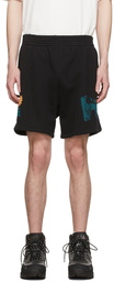 ADISH Black Cotton Shorts