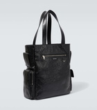 Balenciaga Superbusy distressed leather tote bag