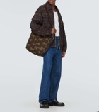 Dries Van Noten Weekend leather-trimmed shoulder bag