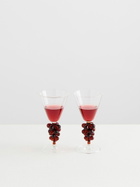 Maison Balzac Clear Grapes Wine Glasses Set