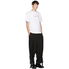 Yohji Yamamoto Black Strap Trousers