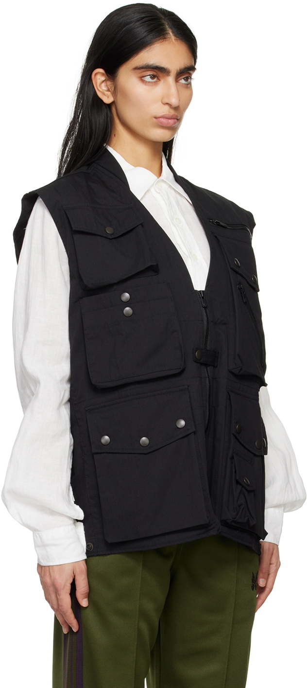 NEEDLES Black Field Vest Needles