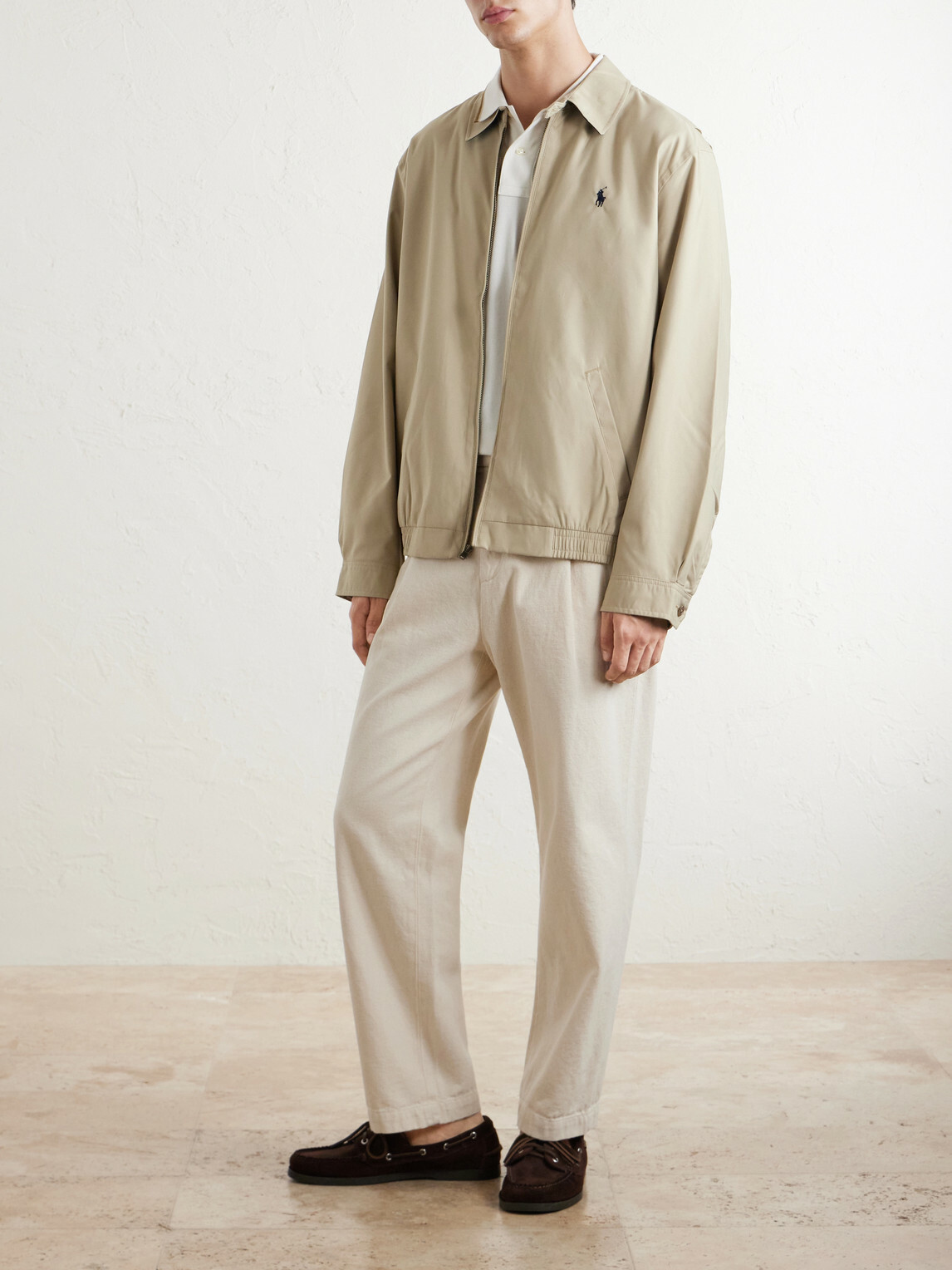 Polo Ralph Lauren - Logo-Embroidered Recycled Shell Jacket - Neutrals