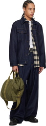RRL Khaki Nylon Utility Kit Duffle Bag