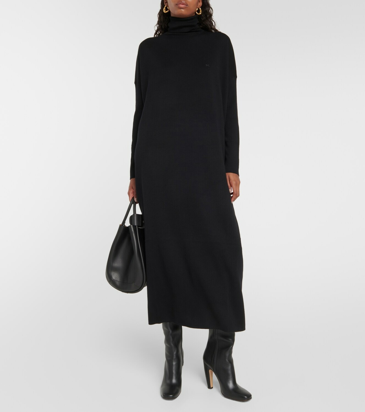 Max Mara Futura wool turtleneck midi dress Max Mara