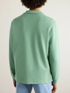 Polo Ralph Lauren - Logo-Embroidered Cotton Half-Zip Sweater - Green