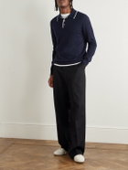 Mr P. - Cashmere Polo Sweater - Blue
