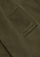 Ten C Straight-leg Cotton Sweatpants Olive