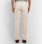 Altea - Slim-Fit Cotton-Corduroy Trousers - Cream