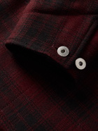 Caruso - Checked Wool and Cashmere-Blend Blouson Jacket - Red