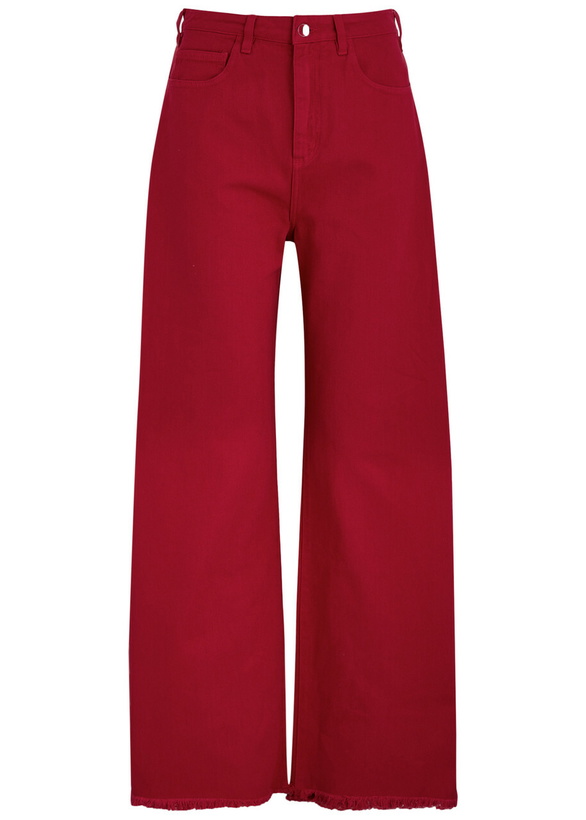 Photo: Marques' Almeida Wide-leg Jeans Red