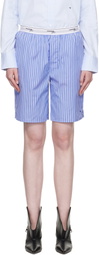 HommeGirls Blue Basketball Shorts
