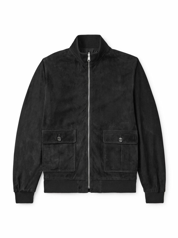 Photo: Valstar - Valstarino Reversible Suede and Shell Jacket - Black