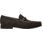 Ferragamo Brown Gancini Ornament Loafers