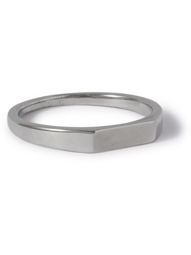 Photo: Miansai - Thin Geo Sterling Silver Ring - Silver