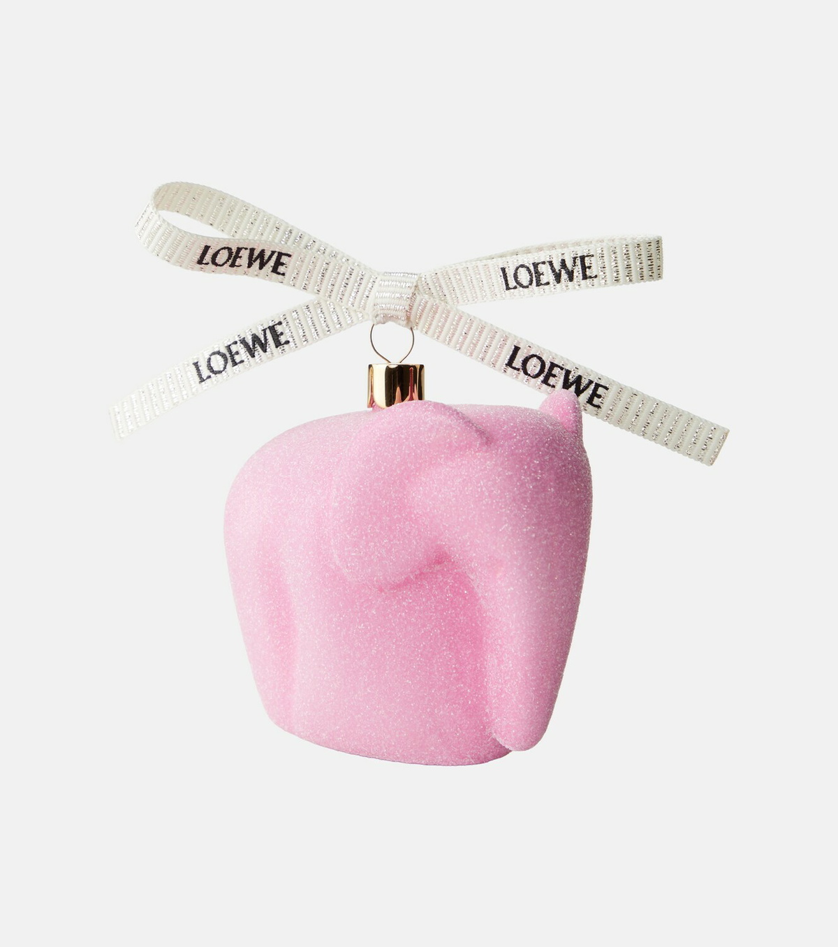 Loewe Elephant glitter glass ornament