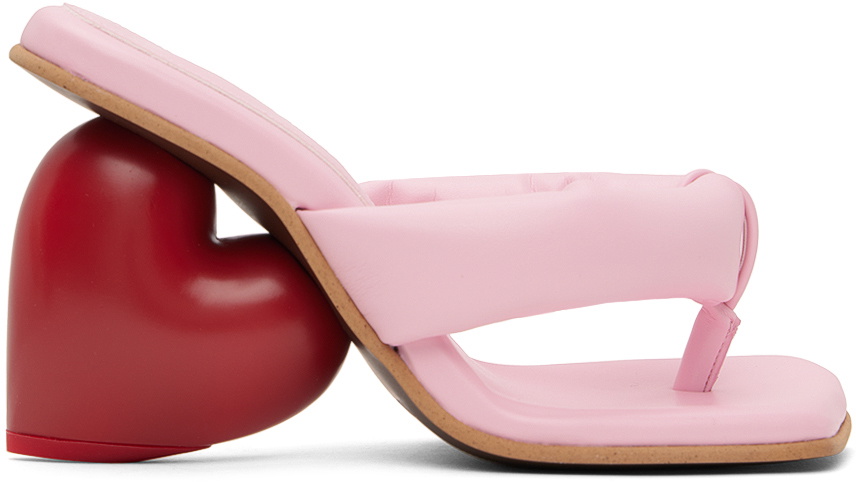 即配送　新品　Square-Toe Mules ピンク Amazon.com | Women's Open Toe Stiletto Mules High Heel
