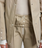 Yves Salomon Belted shearling-trimmed ski jacket