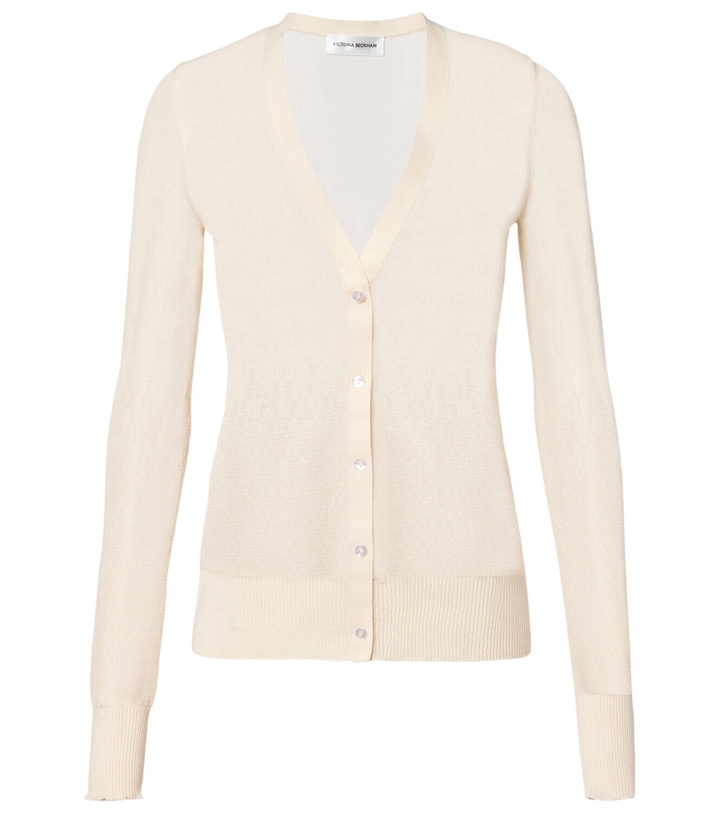 Photo: Victoria Beckham Cotton-blend cardigan