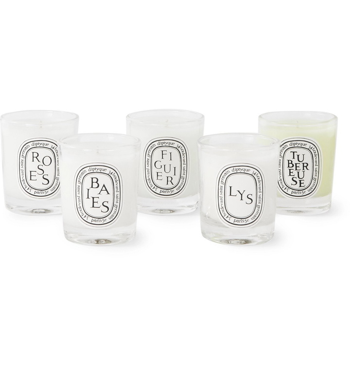 Photo: Diptyque - Miniature Scented Candle Set, 5 x 35g - Colorless