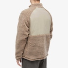 Satta Men's Suma Half Zip Fleece in Plum Brown