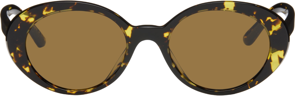 Oliver Peoples Black & Yellow Lumar Sunglasses