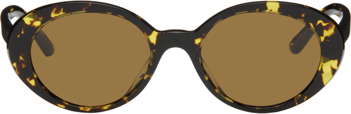 Photo: Oliver Peoples Black & Yellow Lumar Sunglasses