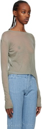 Gabriela Coll Garments Gray No.211 Long Sleeve T-Shirt