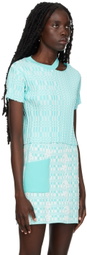 PH5 Blue Devan Eco Cropped Sweater