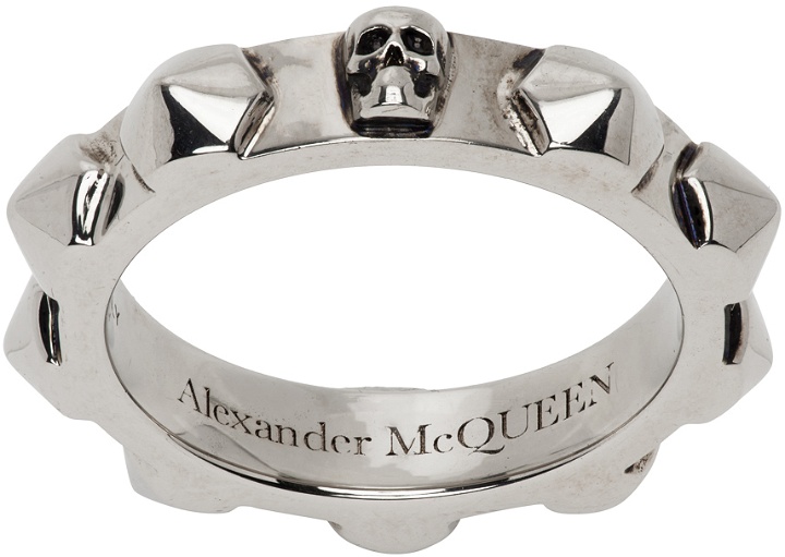 Photo: Alexander McQueen Silver Stud Ring