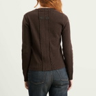 MM6 Maison Margiela Women's V-Neck Knitted Jumper in Brown