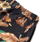 Desmond & Dempsey - Soleia Printed Organic Cotton Pyjama Shorts - Black