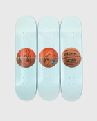 Three Ball 50/50 Tank (Two Spalding Dr. J Silver Series, Wilson Supershot) Skateboard