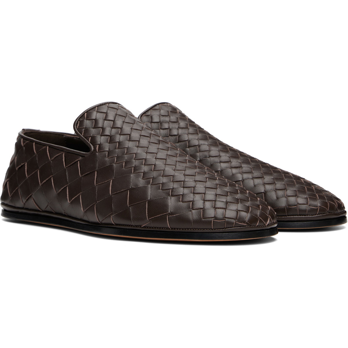 Bottega Veneta Brown Sunday Loafers