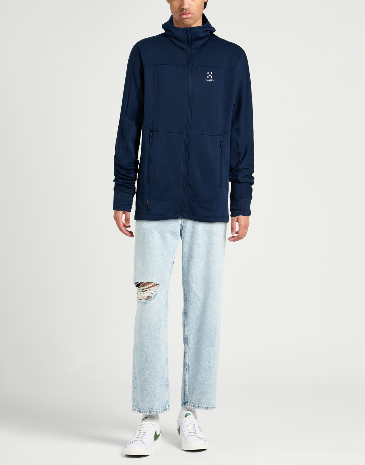 Haglöfs Mens Sweatshirt in Navy