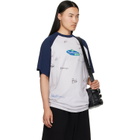 Balenciaga White Raglan Sleeves T-Shirt