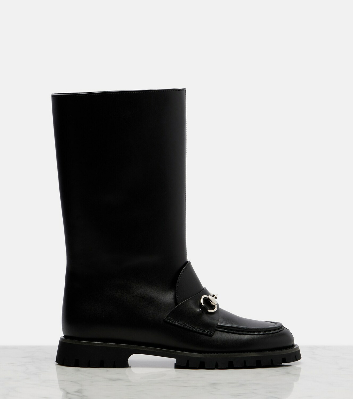 Gucci Horsebit leather ankle boots