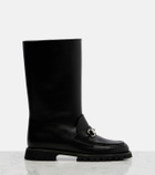 Gucci Horsebit leather ankle boots