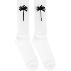 Palm Angels White Palm x Palm Socks