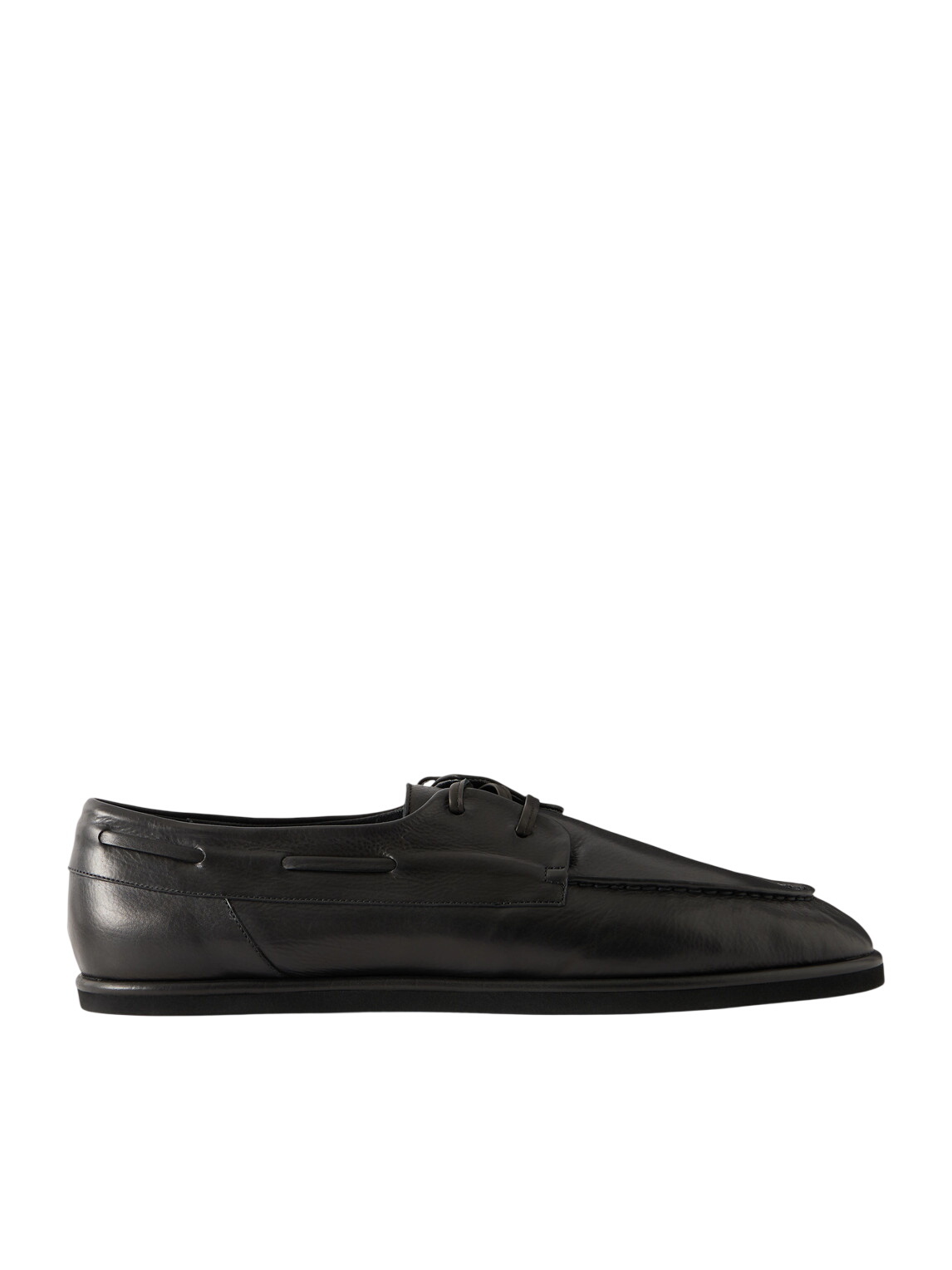 靴 Auralee leather lace-up shoes AURALEE Leather Lace-Up Shoes in Black for Men | Lyst
