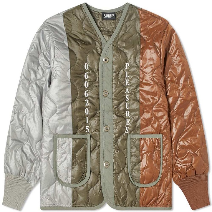 Photo: PLEASURES Misery Panelled Quilted Jacket