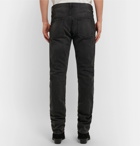 Saint Laurent - Slim-Fit 17cm Hem Denim Jeans - Men - Black