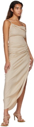 Jacquemus Beige 'La Robe Saudade Longue' Maxi Dress